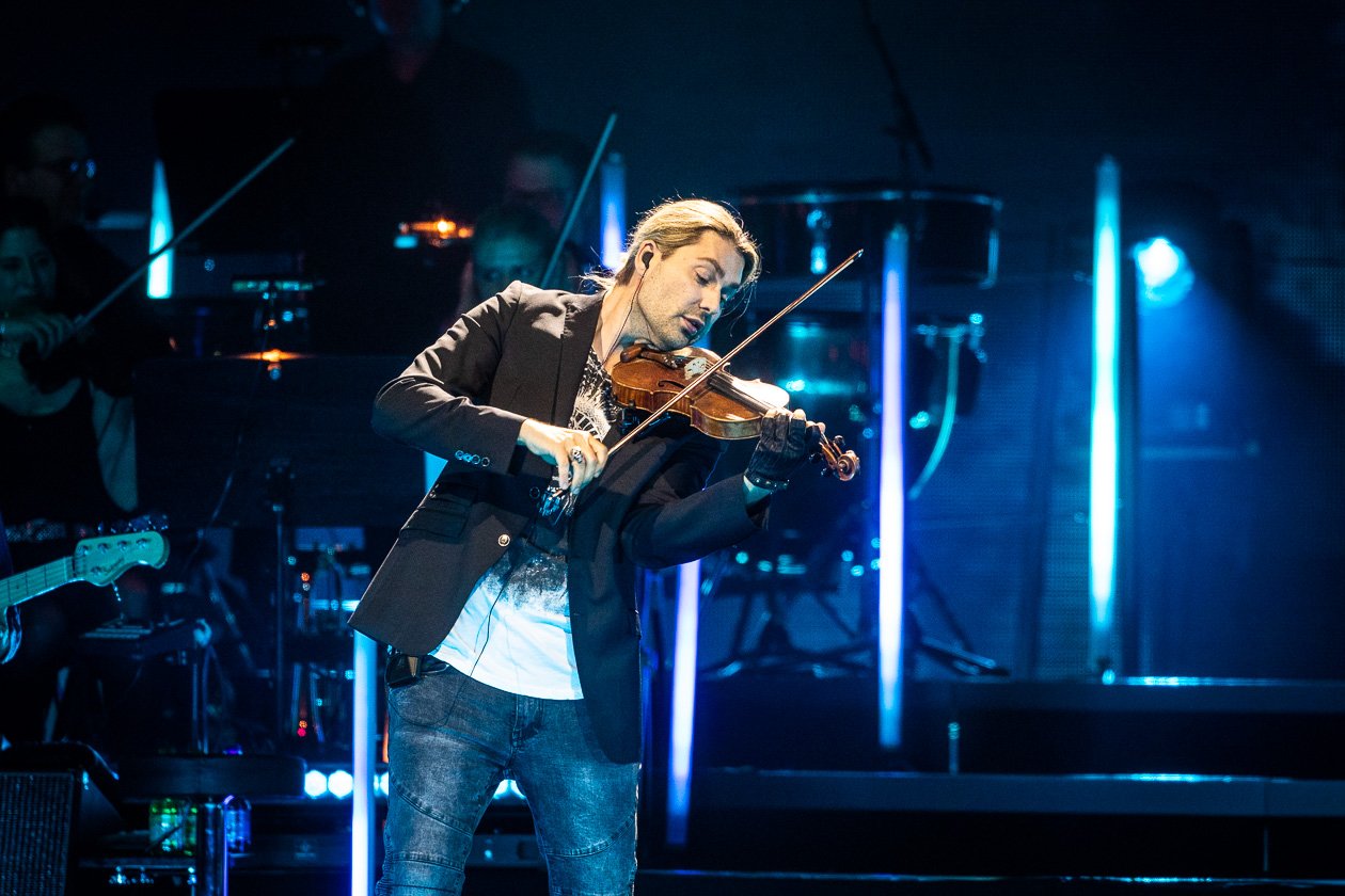 Mr. Violin betört die Hauptstadt. – David Garrett.