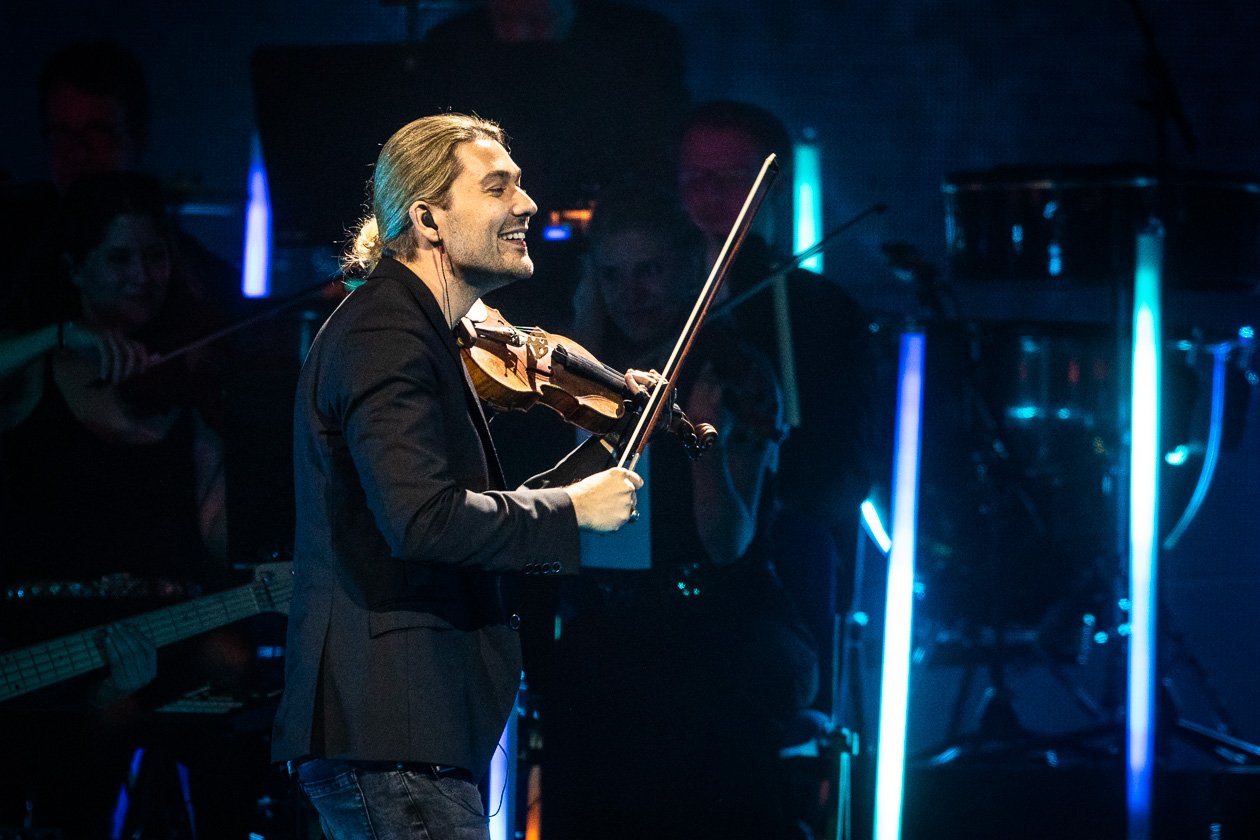 Mr. Violin betört die Hauptstadt. – David Garrett.