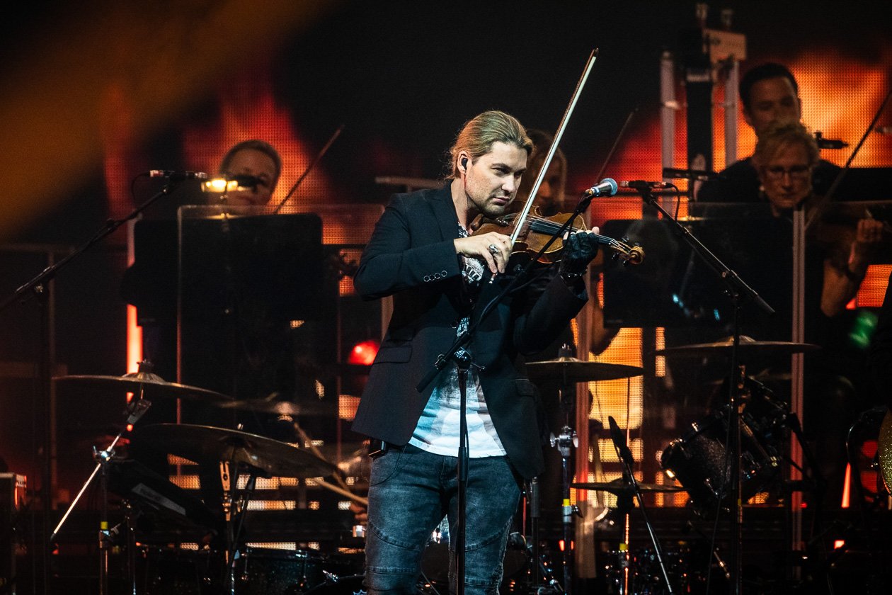 Mr. Violin betört die Hauptstadt. – David Garrett.