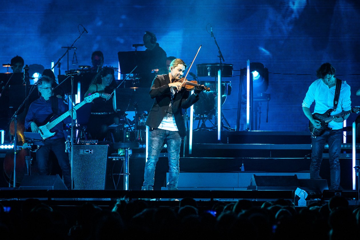 Mr. Violin betört die Hauptstadt. – David Garrett.