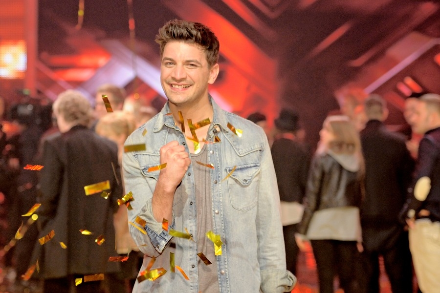 David Pfeffer gewinnt das Finale. – Die Siegerfaust
