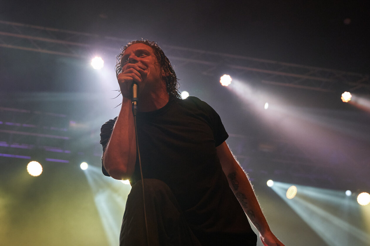 Support für Knocked Loose: George Clarke, Kerry McCoy und Band. – Deafheaven.