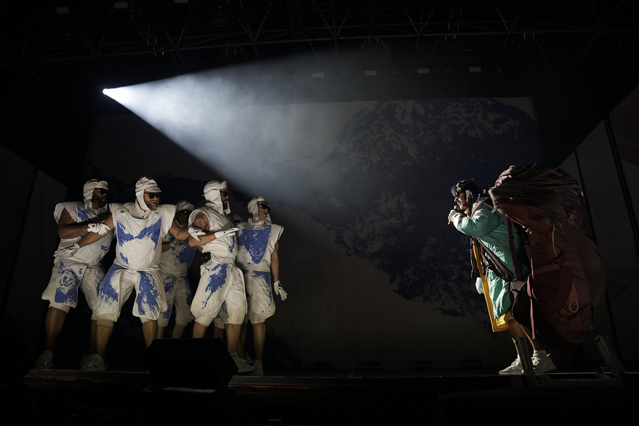 Deichkind bei ihrem Comeback-Konzert in der Parkbühne Wuhlheide, Berlin. – Deichkind 2022 live in Berlin