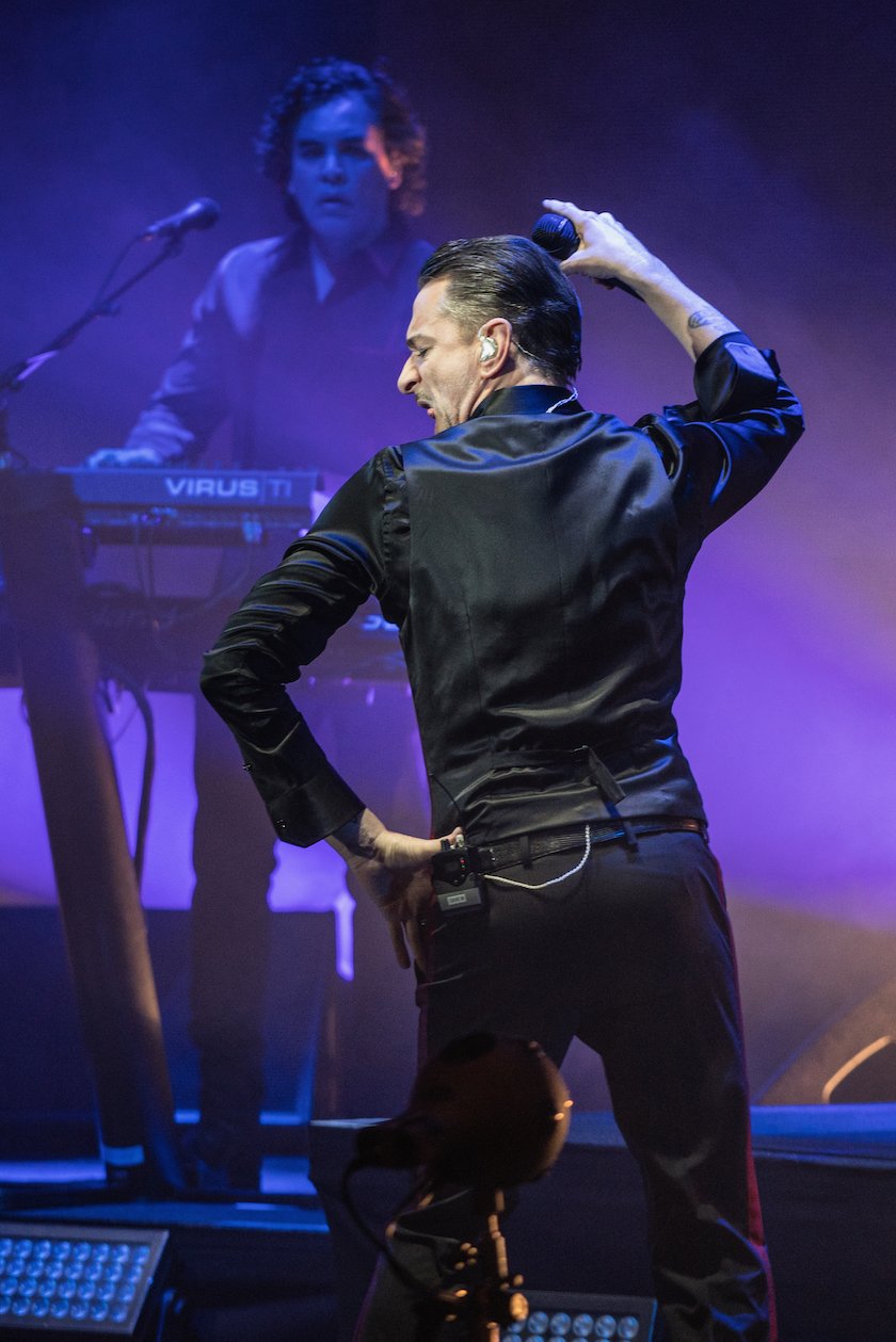 Depeche Mode – Die Livepremiere von "Spirit" am Tag der Albumveröffentlichung. – Dave Gahan.