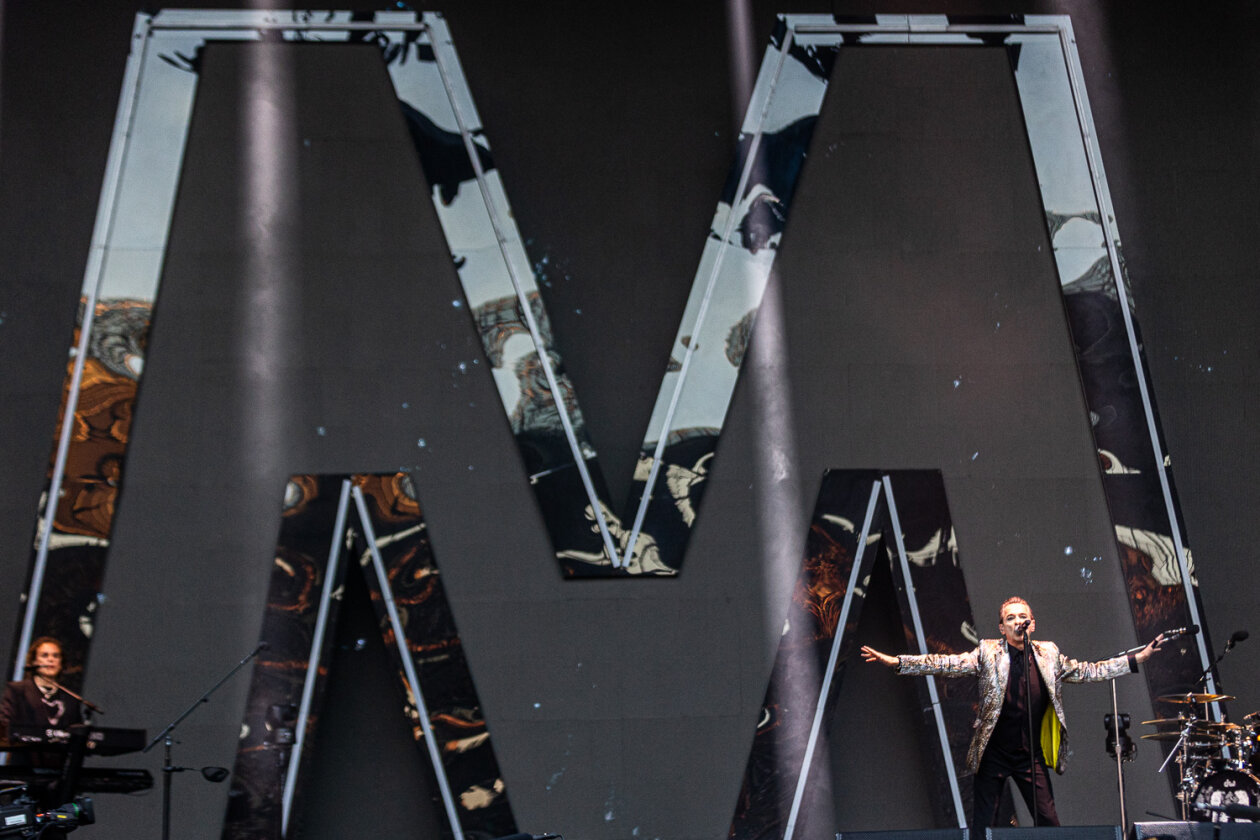 Dave Gahan und Martin Gore: 70.000 Fans und tosender Applaus. – Depeche Mode.