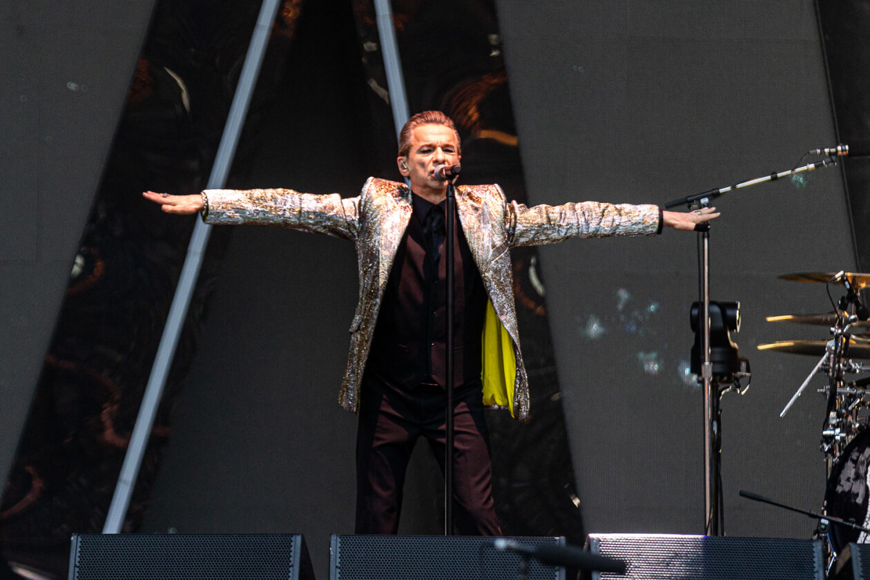 Dave Gahan und Martin Gore: 70.000 Fans und tosender Applaus. – Depeche Mode.