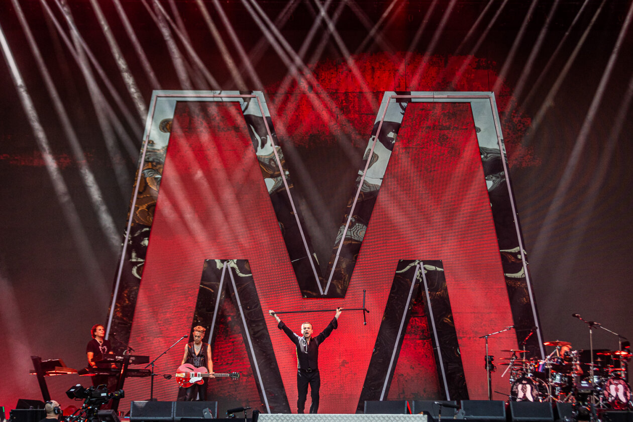 Dave Gahan und Martin Gore: 70.000 Fans und tosender Applaus. – Depeche Mode.