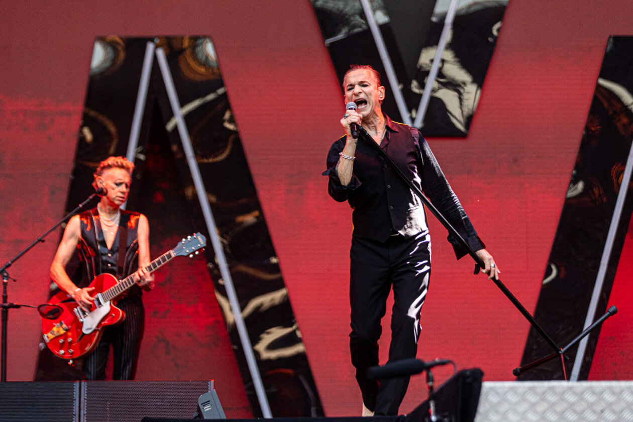 Dave Gahan und Martin Gore: 70.000 Fans und tosender Applaus. – Depeche Mode.