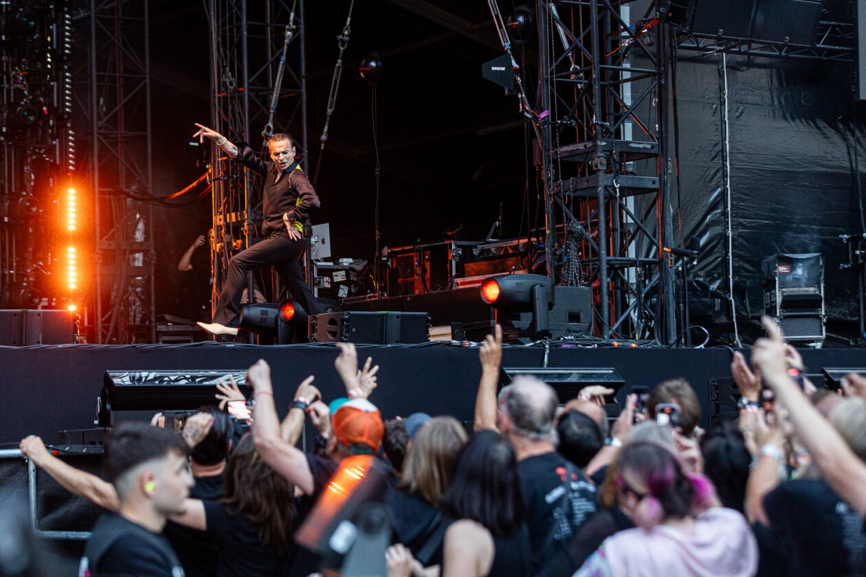 Dave Gahan und Martin Gore: 70.000 Fans und tosender Applaus. – Depeche Mode.