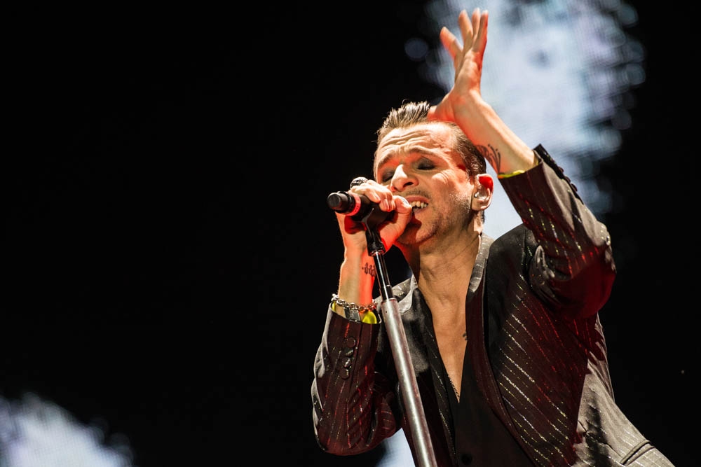 Martin Gore, Dave Gahan und Andy Fletcher spielten gleich zwei Mal in der Esprit Arena. – Depeche Mode.