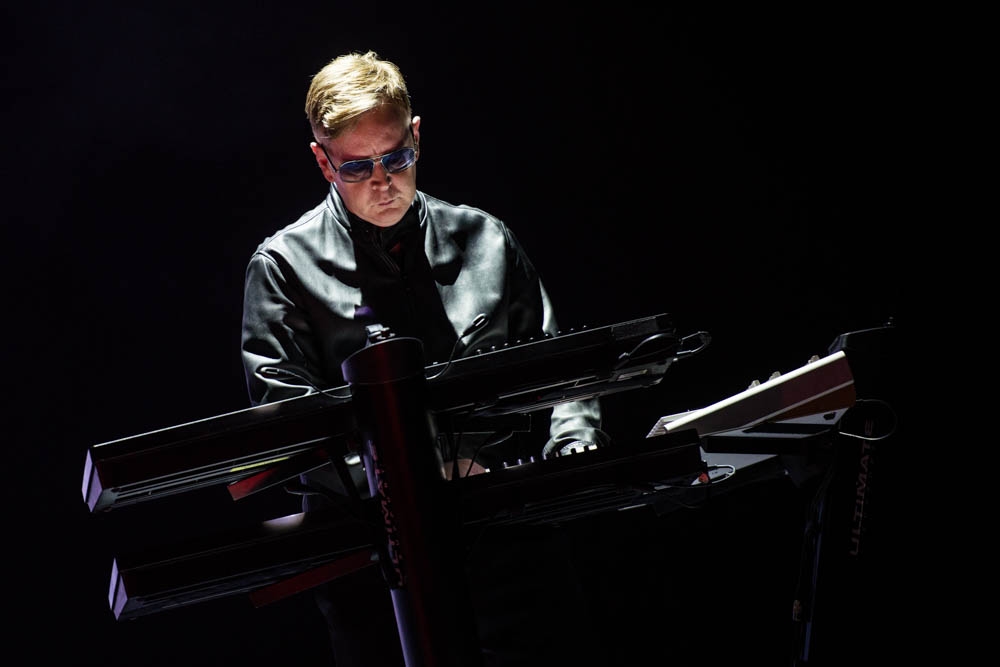 Martin Gore, Dave Gahan und Andy Fletcher spielten gleich zwei Mal in der Esprit Arena. – Depeche Mode.