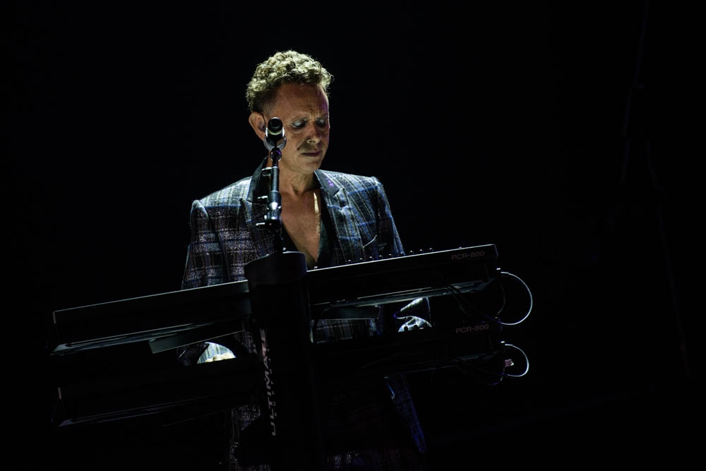 Martin Gore, Dave Gahan und Andy Fletcher spielten gleich zwei Mal in der Esprit Arena. – Depeche Mode.