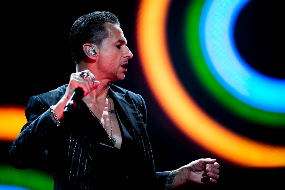 Martin Gore, Dave Gahan und Andy Fletcher spielten gleich zwei Mal in der Esprit Arena. – Depeche Mode.