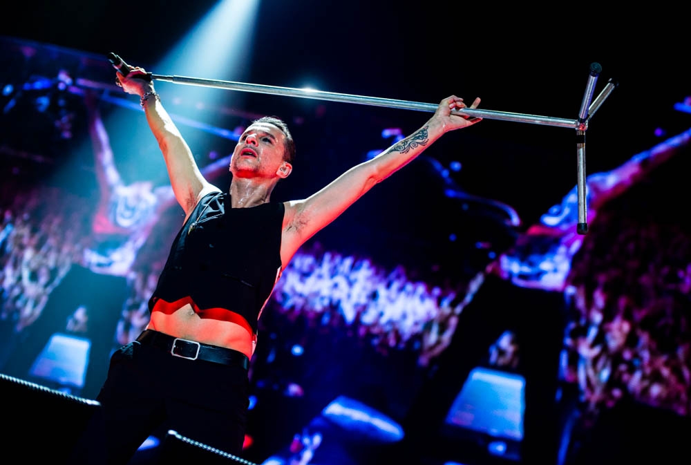 Martin Gore, Dave Gahan und Andy Fletcher spielten gleich zwei Mal in der Esprit Arena. – Depeche Mode.