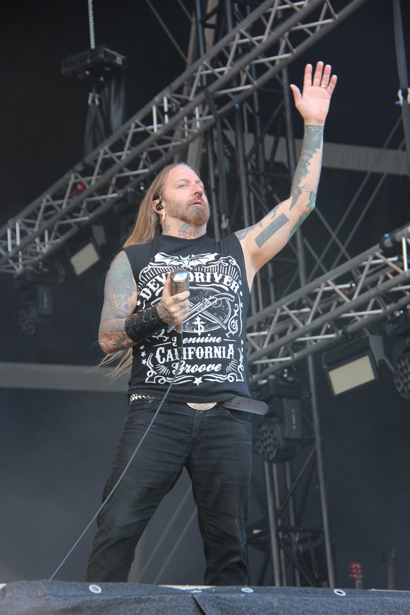 Die Amis lieferten die volle Dröhnung ab. – DevilDriver.
