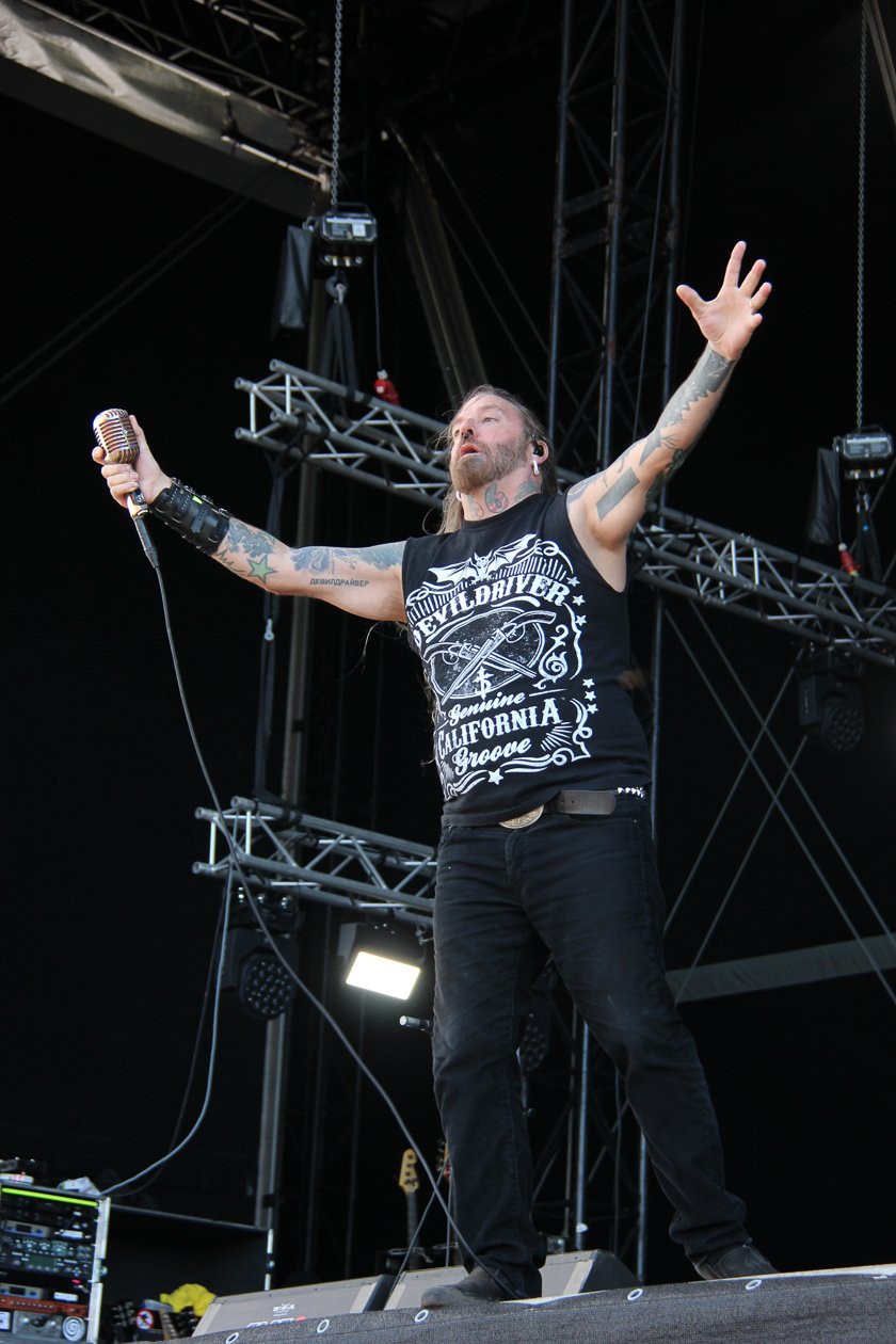 DevilDriver – Die Amis lieferten die volle Dröhnung ab. – Bradley James Fafara.