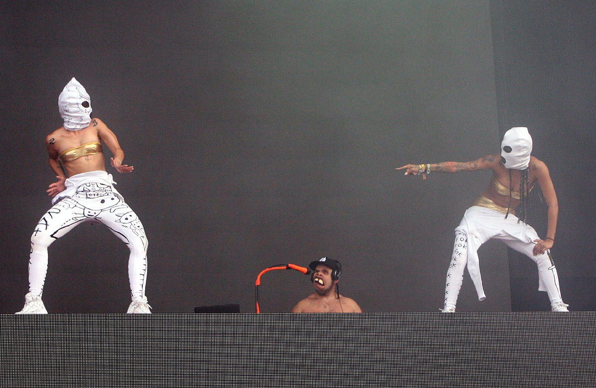 Abräumer mit tollem Sound. – Die Antwoord auf dem Southside 2015