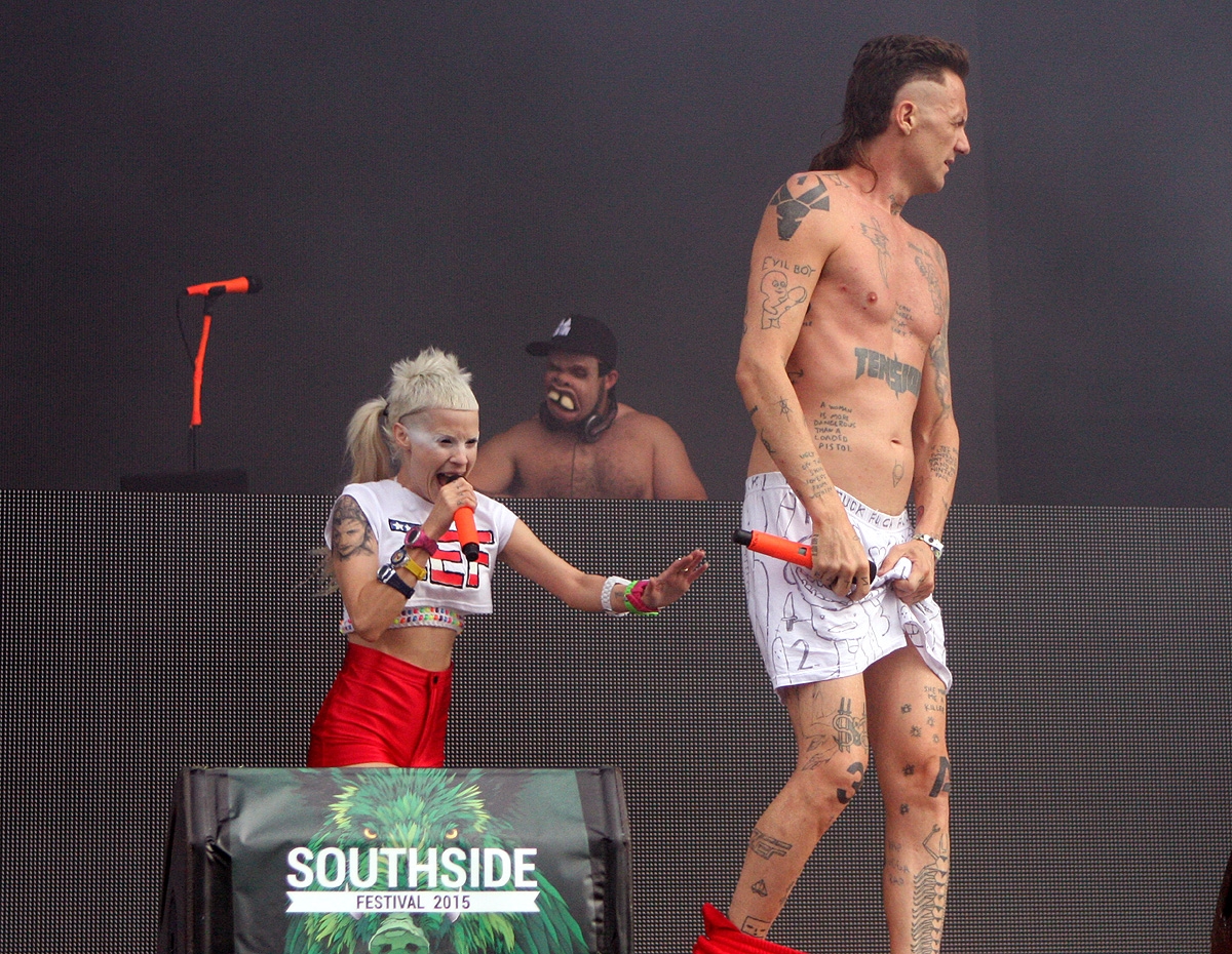 Abräumer mit tollem Sound. – Die Antwoord auf dem Southside 2015