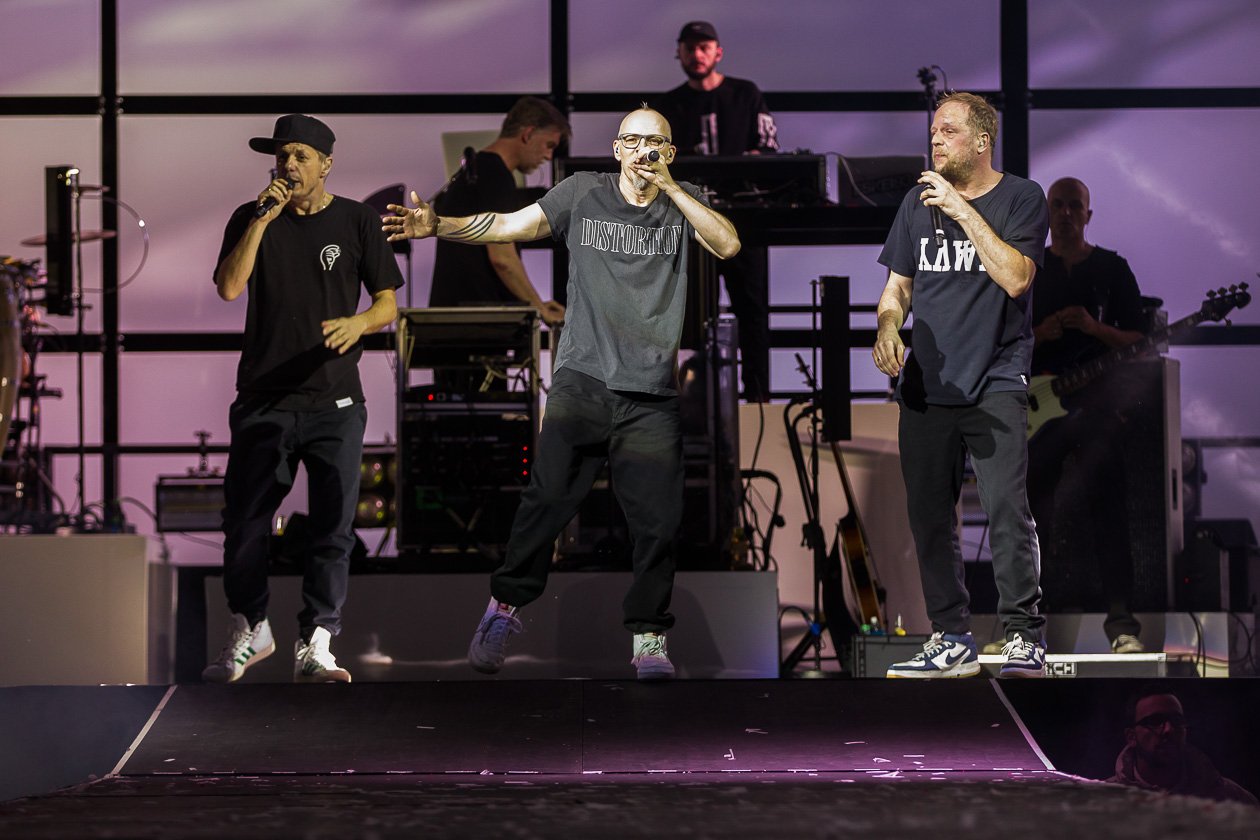 Die Fantastischen Vier – So fängt 2017 schon mal gut an: Smudo, Deejot Hausmarke, Thomas D und And.Ypsilon live. – F4 live.