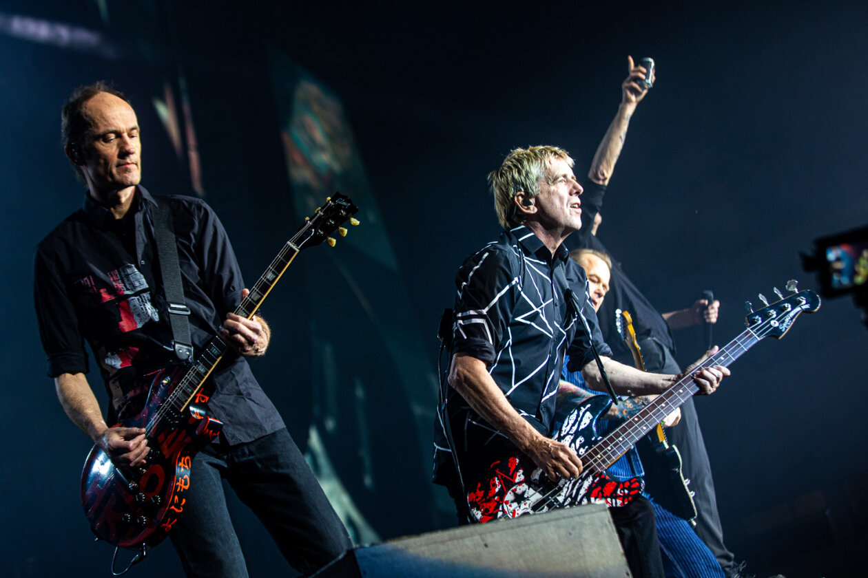Spielten das Finale auf der Hauptbühne am Sonntag: Campino und Kollegen. – Die Toten Hosen.