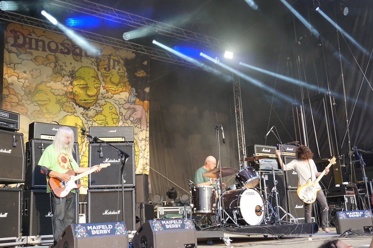 Eine der Top-Bands am Festivalsonntag. – Dinosaur Jr.