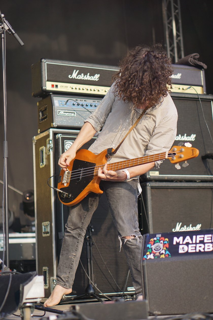 Dinosaur Jr. – Eine der Top-Bands am Festivalsonntag. – Lou Barlow.