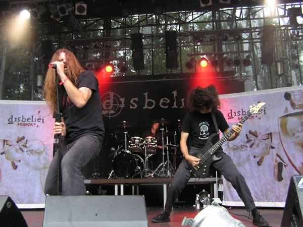 Disbelief – Die nationale Death/Thrash-Speerspitze on stage. – 