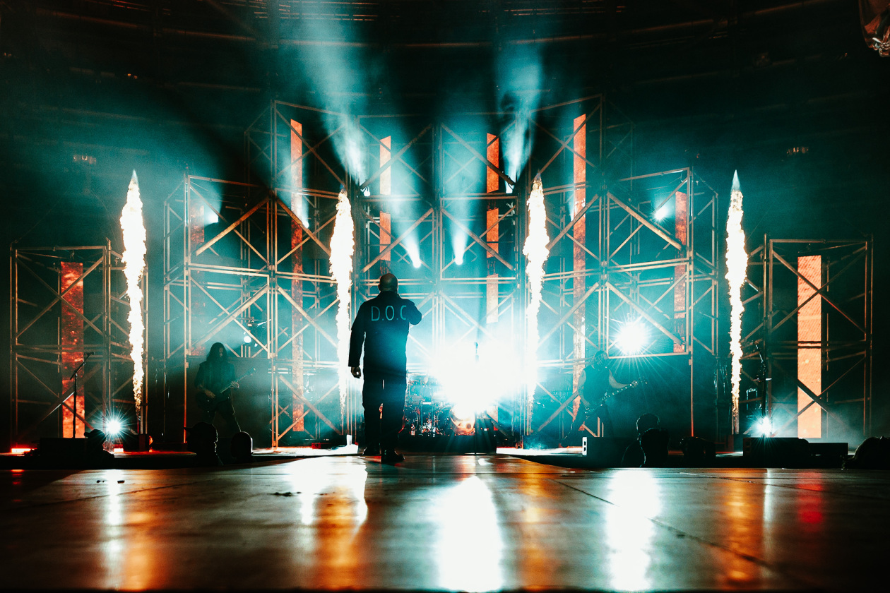 Sänger David Draiman und Band auf großer Jubiläumstour. – Disturbed.