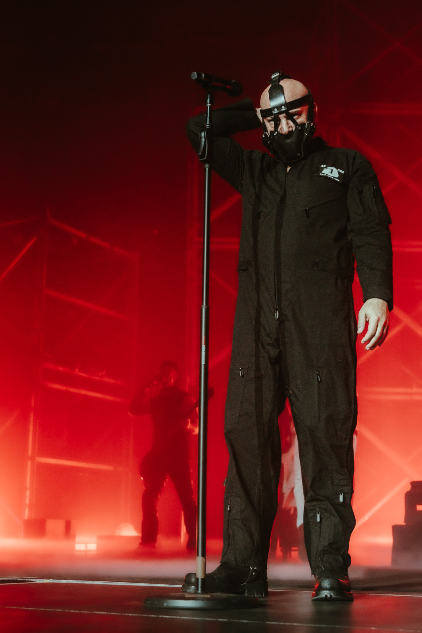 Sänger David Draiman und Band auf großer Jubiläumstour. – Disturbed.