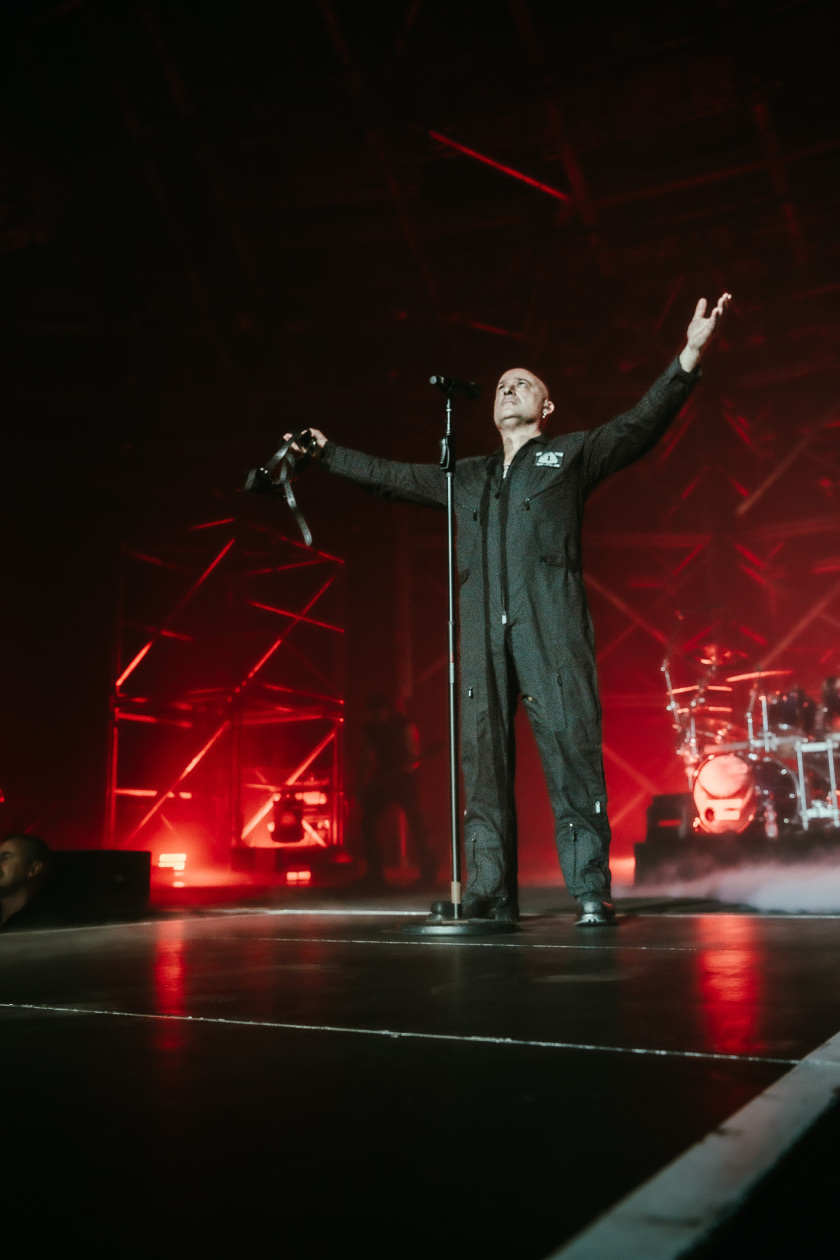 Sänger David Draiman und Band auf großer Jubiläumstour. – Disturbed.