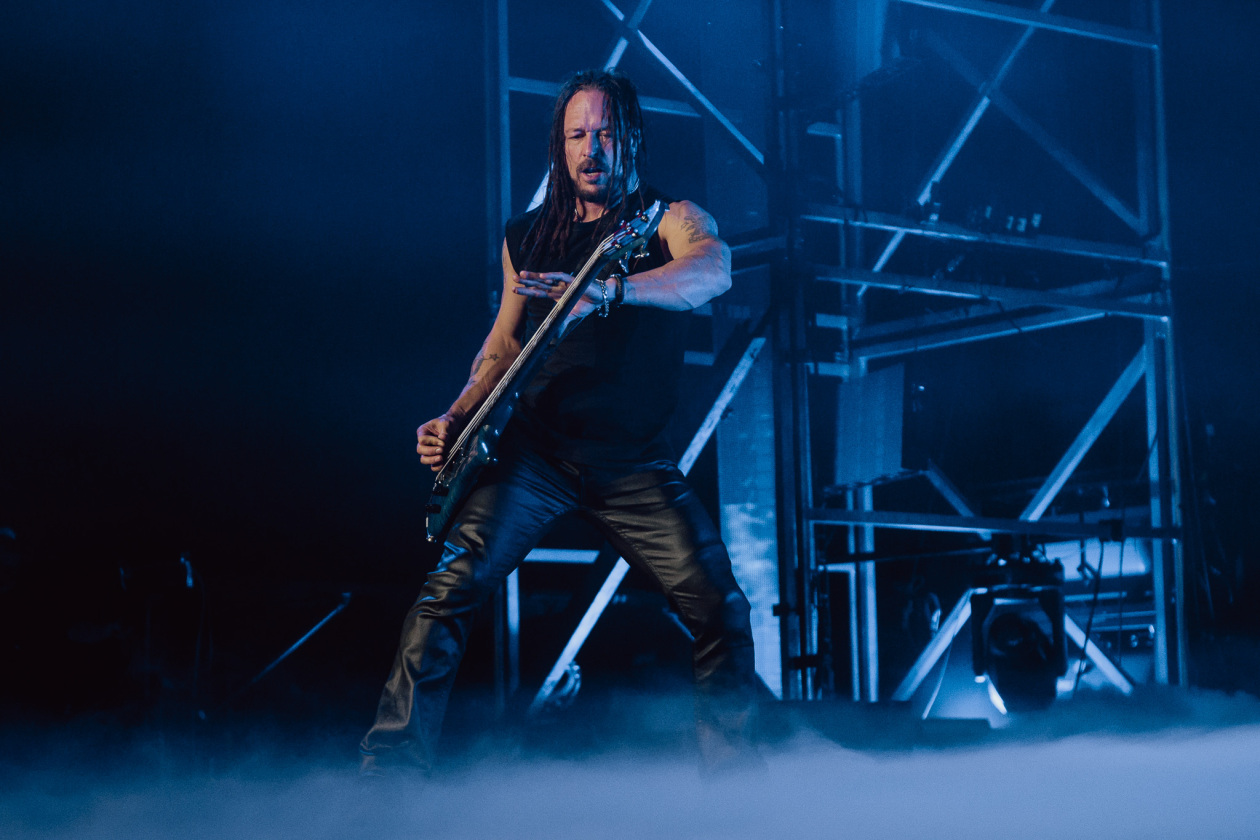 Sänger David Draiman und Band auf großer Jubiläumstour. – Disturbed.
