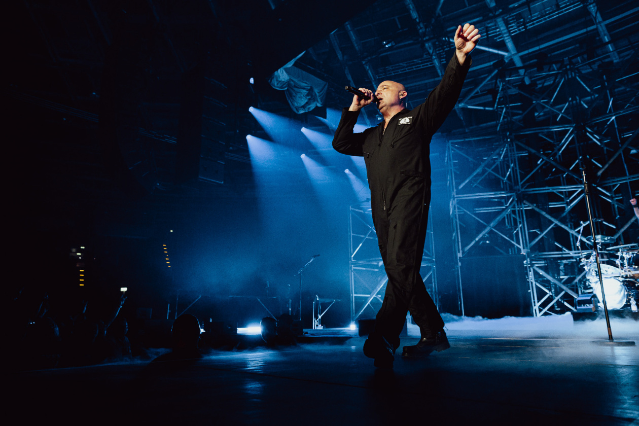Sänger David Draiman und Band auf großer Jubiläumstour. – Disturbed.