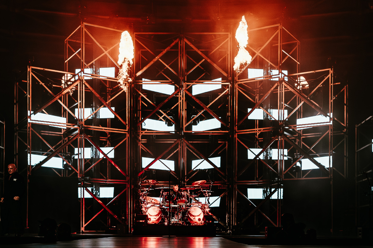 Sänger David Draiman und Band auf großer Jubiläumstour. – Disturbed.