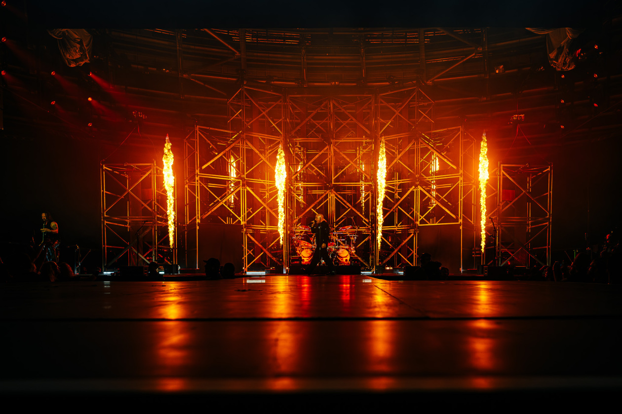 Sänger David Draiman und Band auf großer Jubiläumstour. – Disturbed.