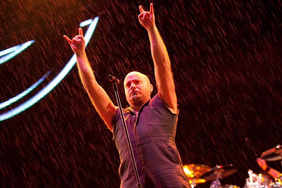 Disturbed trotzten dem Regen völlig ungerührt. – Disturbed bei Rock Am Ring 2011