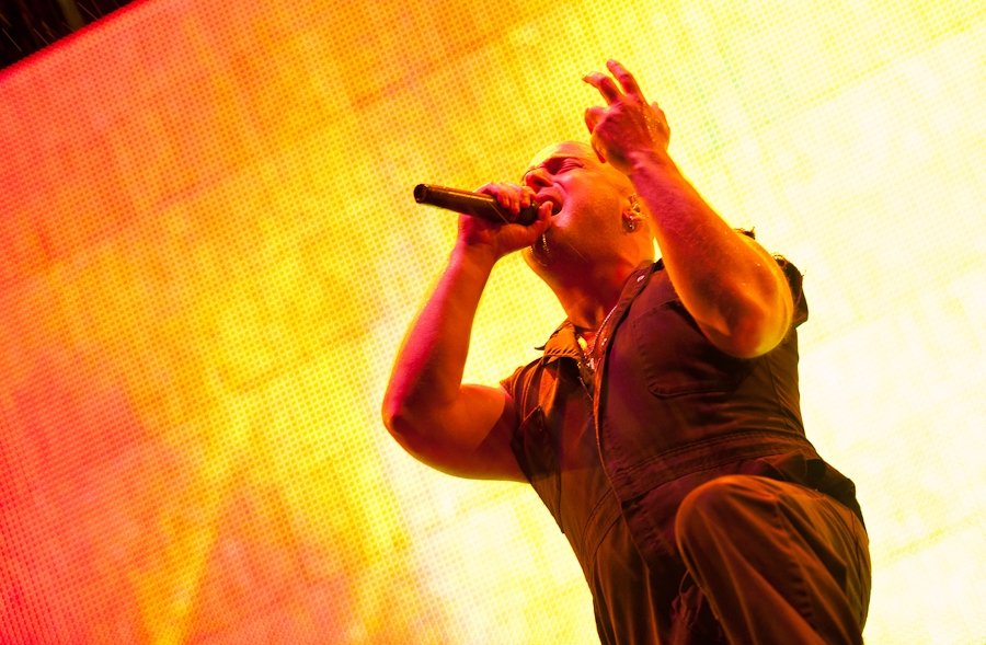 Disturbed trotzten dem Regen völlig ungerührt. – Disturbed bei Rock Am Ring 2011