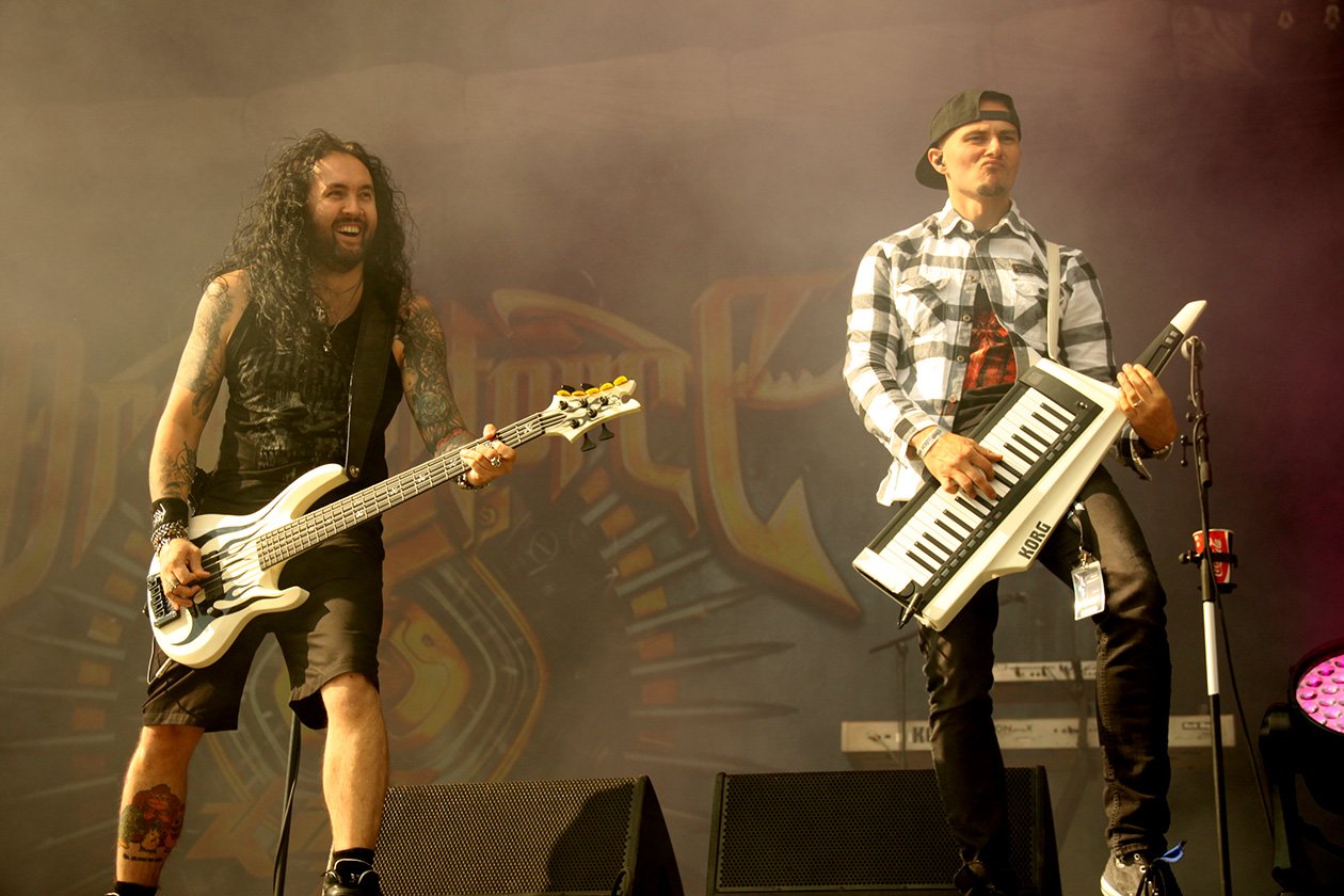 Von den Fans gefeiert. – DragonForce.