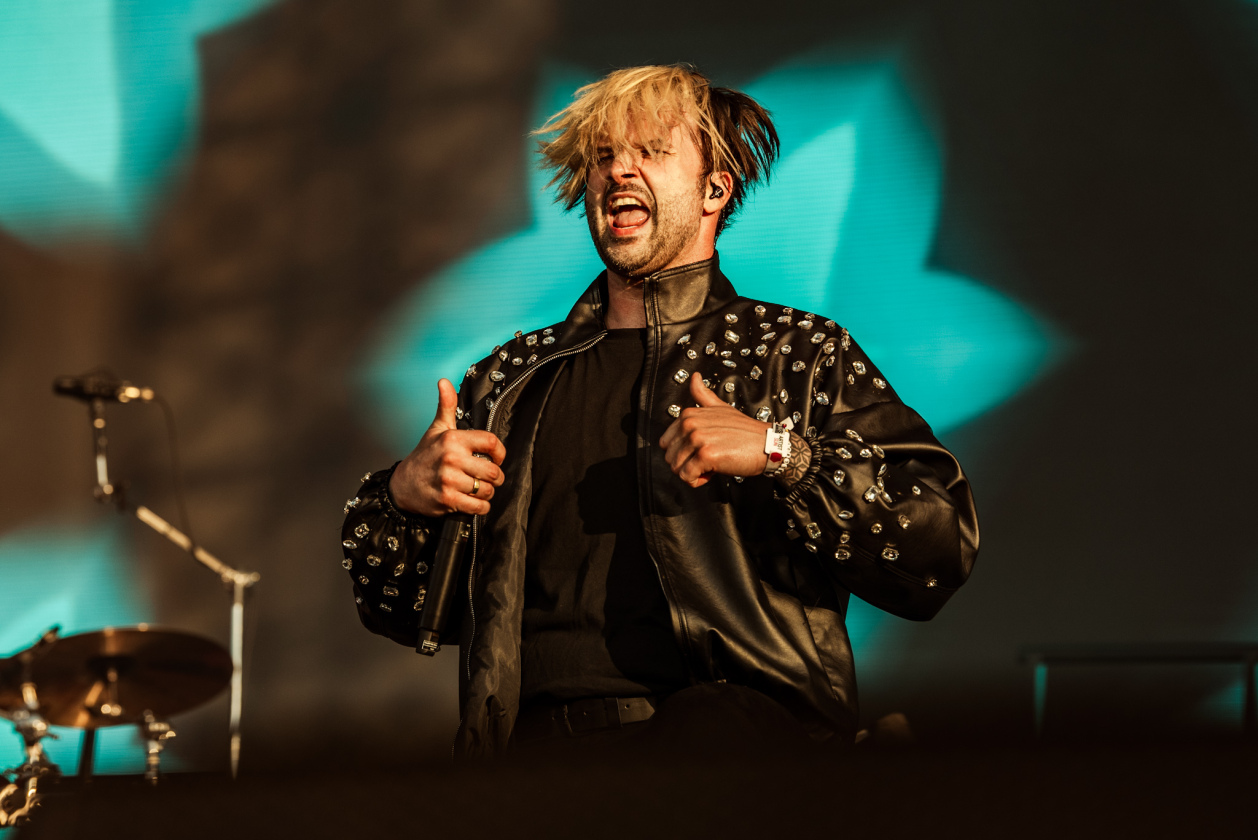 Adrenalin, Moshpits und Dauergrinsen: Die Metalcore-Dance-Truppe brachte das völlig überhitzte Southside zum Überkochen. – Electric Callboy.