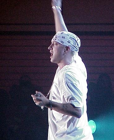 Eminem – Der Us Rapstar auf seinem Deutschland-Trip 2001. – 