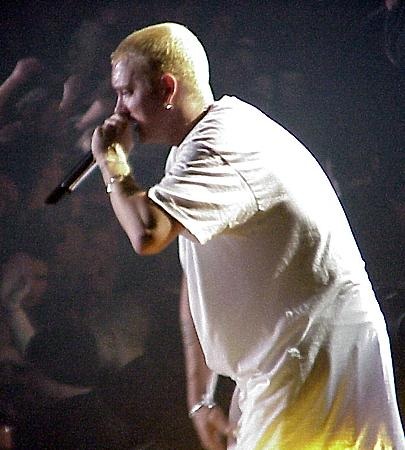 Eminem – Der Us Rapstar auf seinem Deutschland-Trip 2001. – 