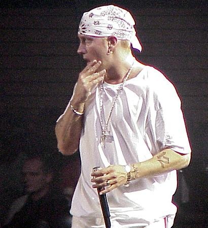 Eminem – Der Us Rapstar auf seinem Deutschland-Trip 2001. – 