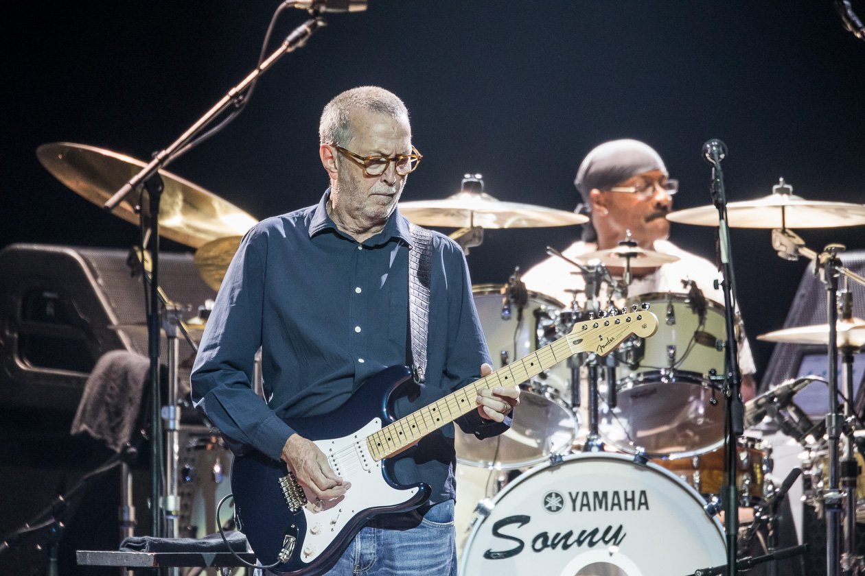 Mr. Slowhand begeistert am Rhein. – Eric Clapton.