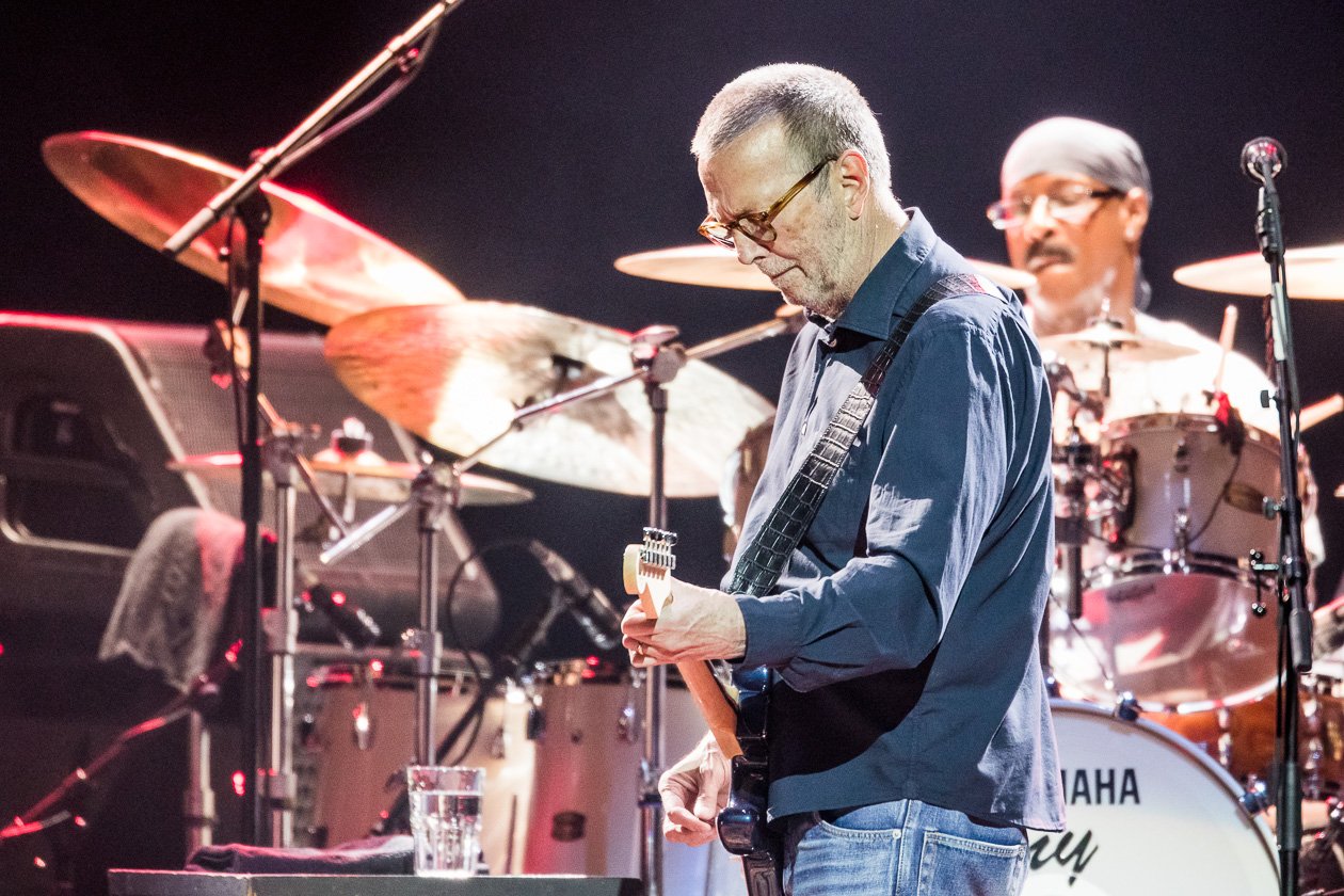 Mr. Slowhand begeistert am Rhein. – Eric Clapton.