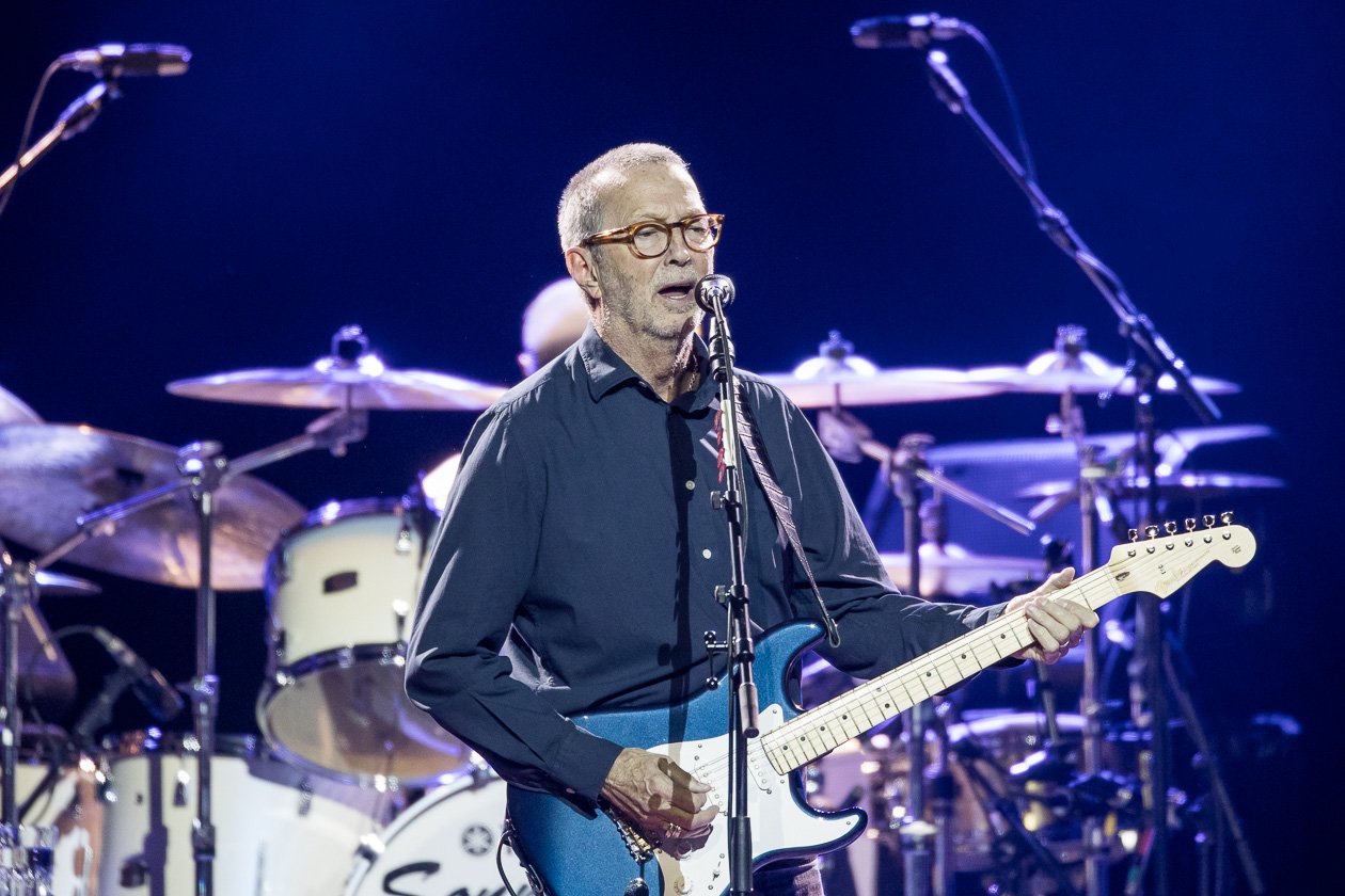 Mr. Slowhand begeistert am Rhein. – Eric Clapton.