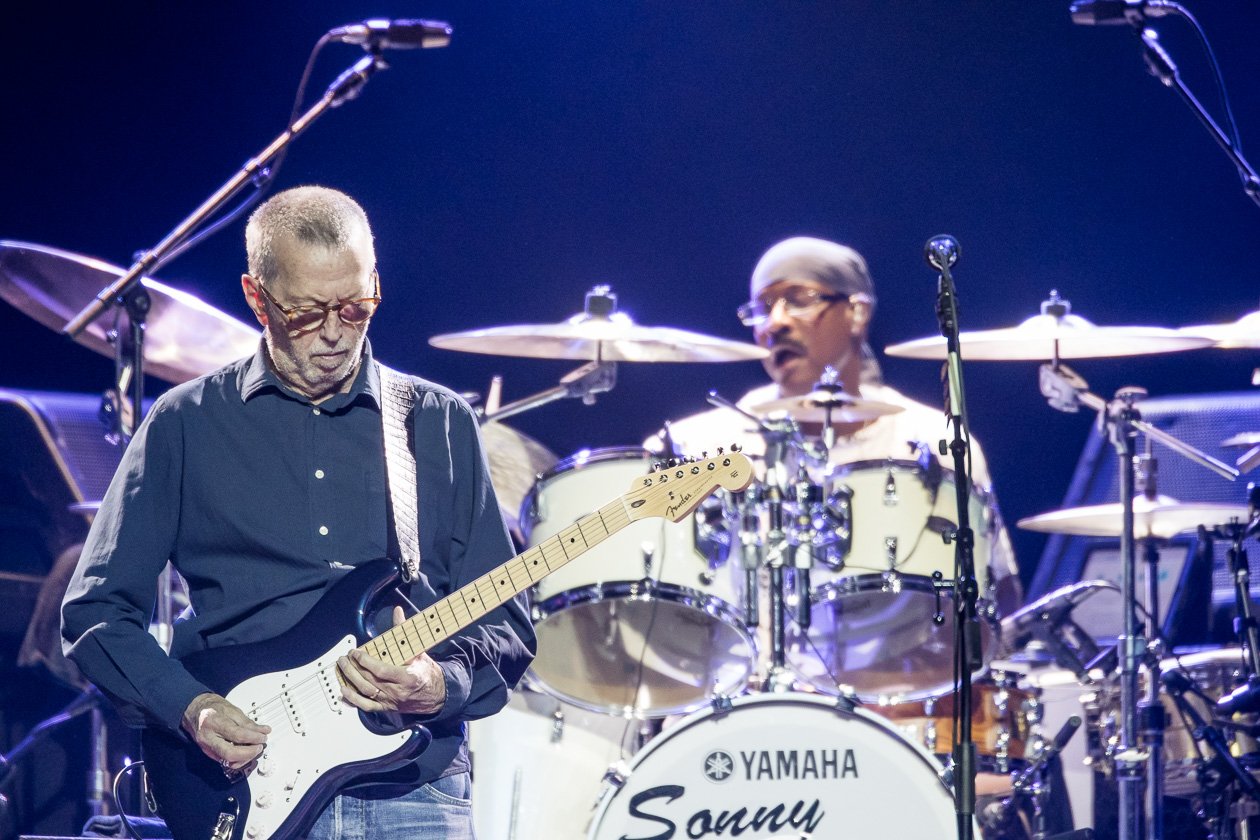 Mr. Slowhand begeistert am Rhein. – Eric Clapton.