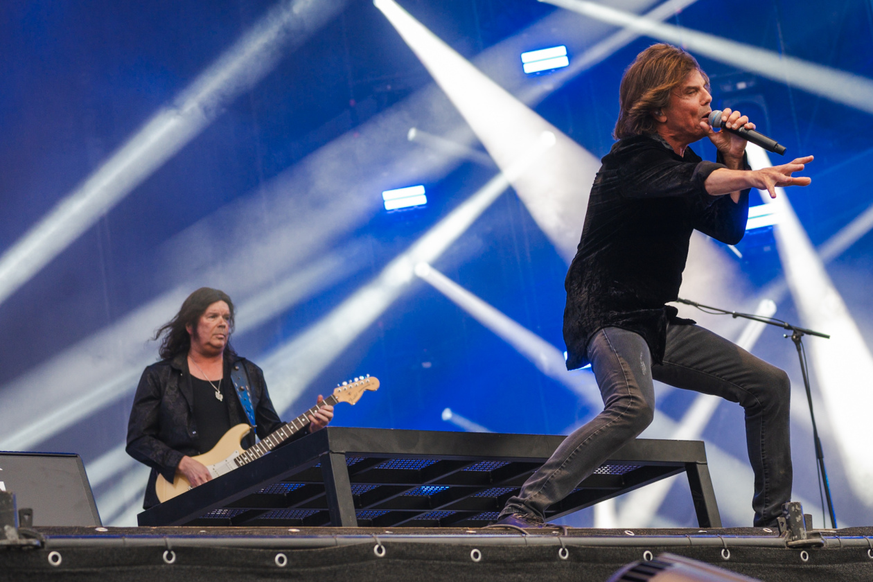 Die Schweden sorgten mit Tracks wie "The Final Countdown" für eine riesige Open-Air-Party. – Europe.