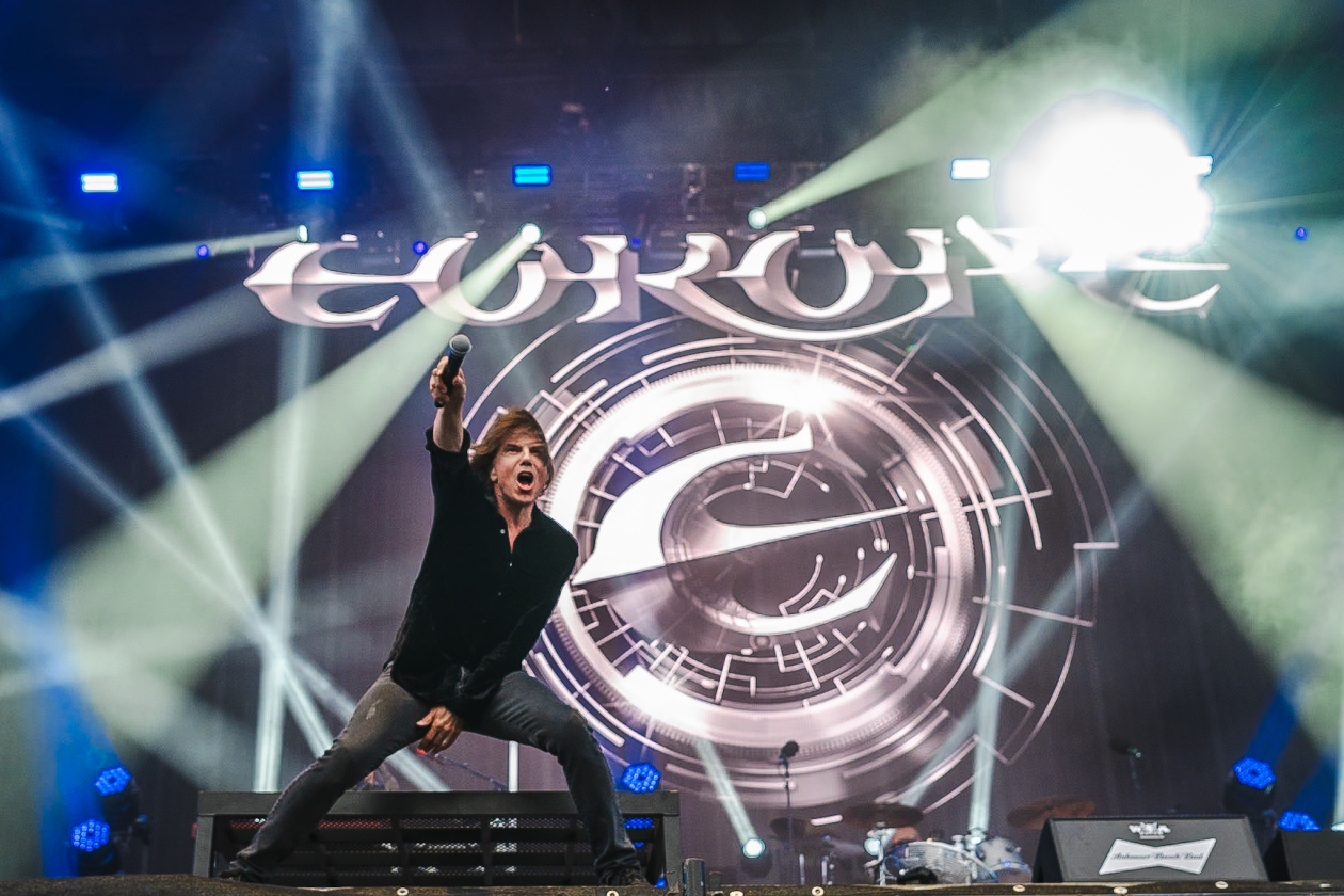 Die Schweden sorgten mit Tracks wie "The Final Countdown" für eine riesige Open-Air-Party. – Europe.