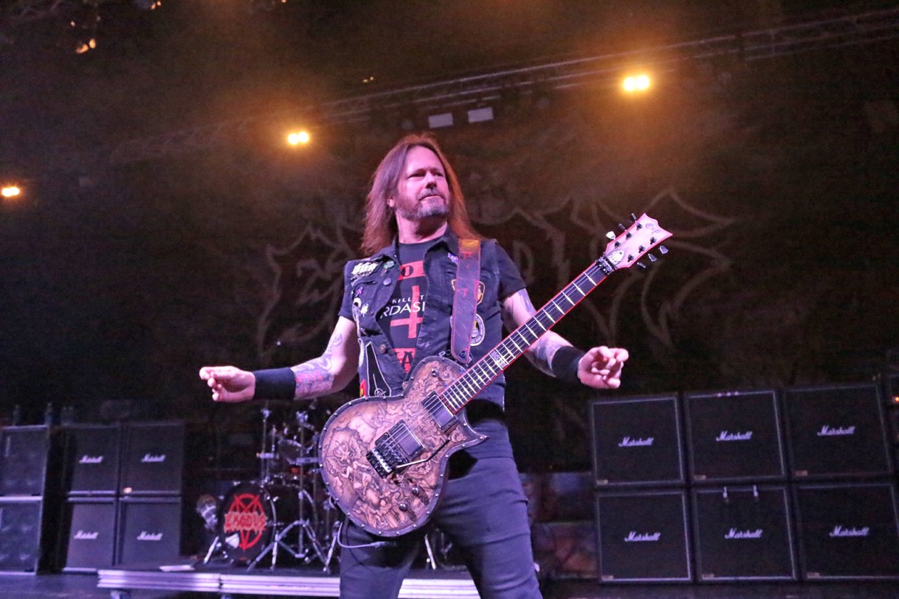 Exodus – Gary Holt und Co. in bester Spiellaune (und bei bescheidenem Sound). – What? Go and ask Gary. 