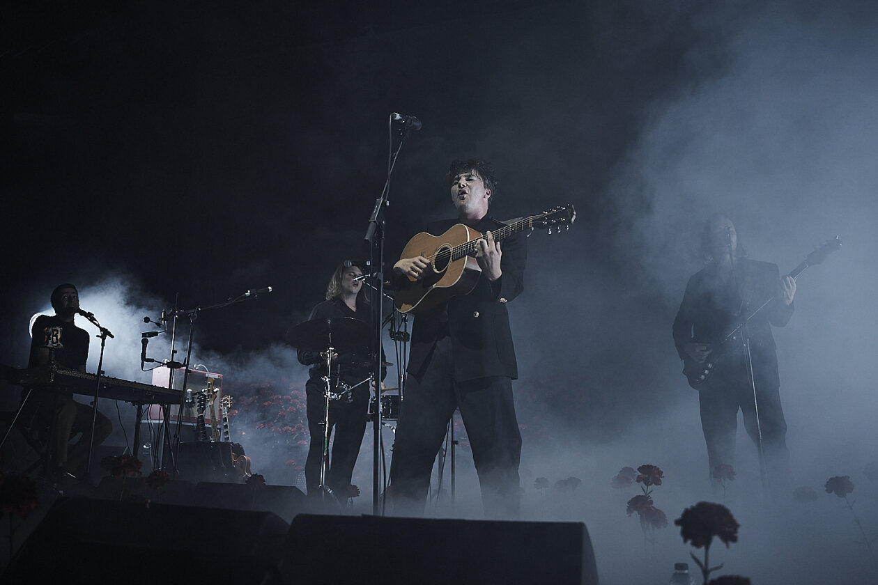 Abstecher nach Berlin: Der Schweizer ist mit seinem kommenden Livealbum "Orpheum" auf umfangreicher Deutschland-Tour. – Faber.