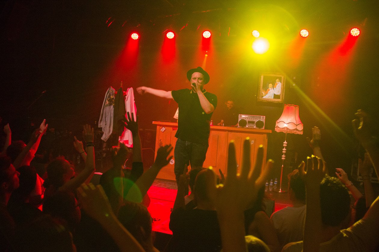 Ein sehr schicker Hip Hop-Abend in der Hauptstadt - inklusive Juse Ju, Dexter u.a. – Fatoni.